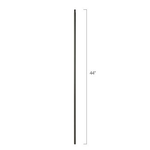 Steel Tube Spindles - 1/2 in. Square Series With Dowel Top