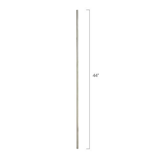 Stainless Steel Tube Spindles - 1/2 in. Square Series - Plain