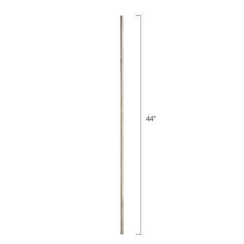 Stainless Steel Tube Spindles - 1/2 in. Square Series - Plain