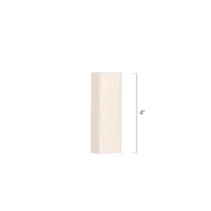 Square Wood Collars - 4 in. Length (Iron Balusters Canada)