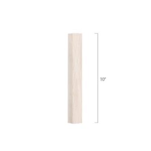 Square Wood Collars - 10 in. Length (Iron Balusters Canada)